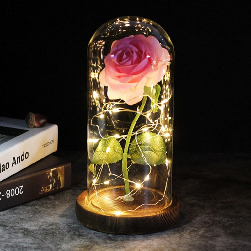 Galaktische Rose mit LED Beleuchtung - für besondere Anlässe(17% Rabatt)