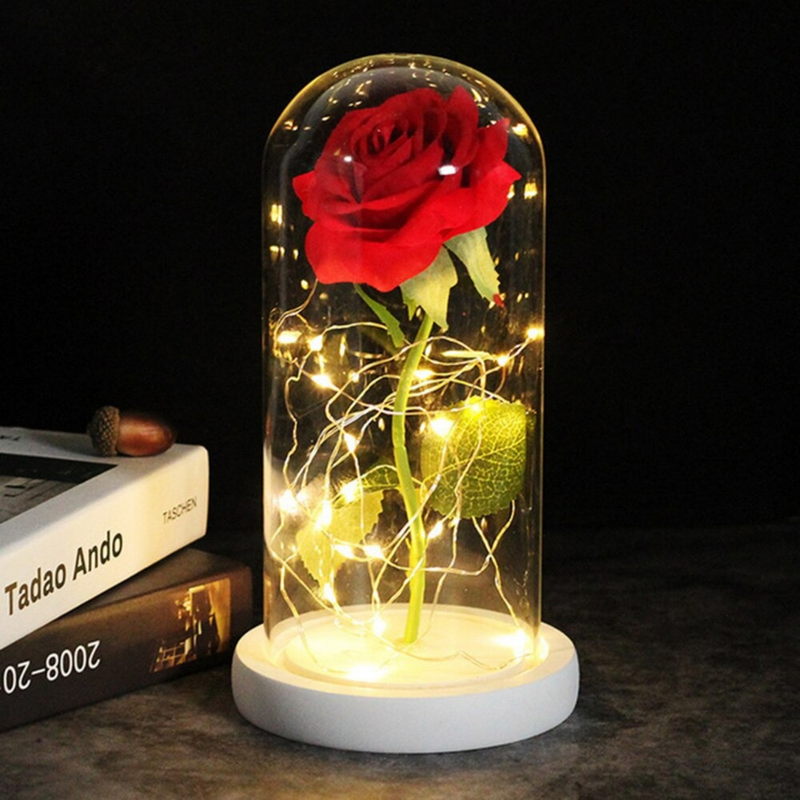 Galaktische Rose mit LED Beleuchtung - für besondere Anlässe(17% Rabatt)