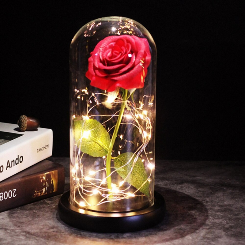 Galaktische Rose mit LED Beleuchtung - für besondere Anlässe(17% Rabatt)