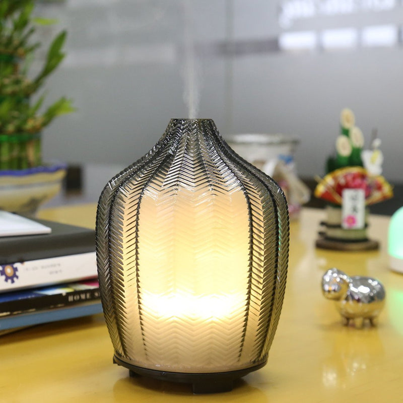 Grey Color Glass Aroma Diffusers