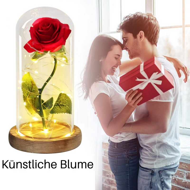 Galaktische Rose mit LED Beleuchtung - für besondere Anlässe(17% Rabatt)