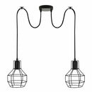 Retro Industrial 2 Way Indoor Ceiling Pendant Chandelier Hanging Light